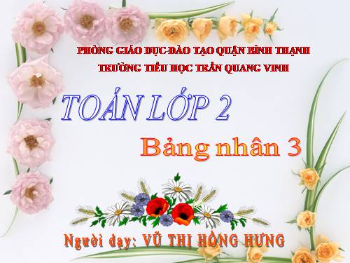 Bảng nhân 3