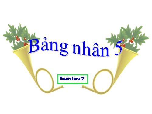 Bảng nhân 5