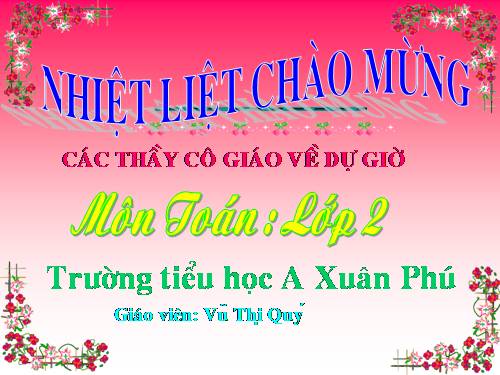 Ôn tập về phép cộng và phép trừ (tiếp theo)