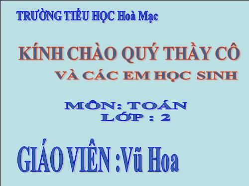 Ôn tập về phép cộng và phép trừ