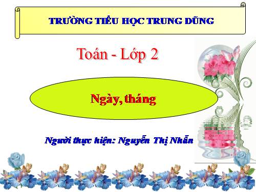 Ngày, tháng