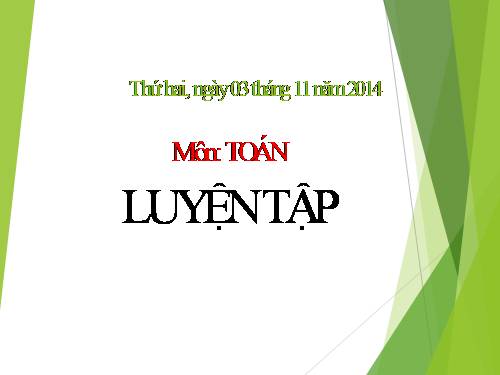 luyện tập tuần 11 tiết 1