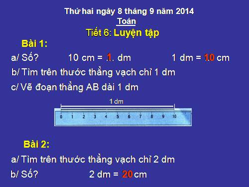 Các Bài giảng khác thuộc Chương trình Toán 2