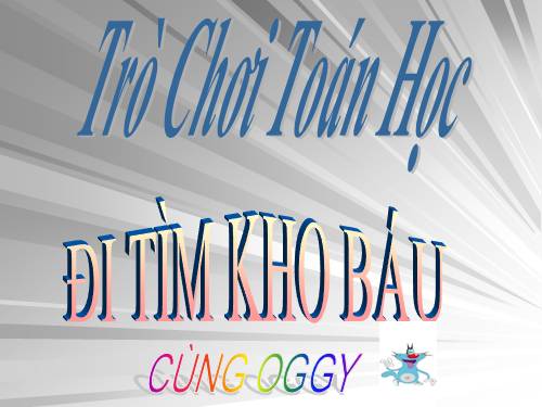 Trò chơi: đi tìm kho báu