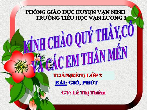 Giờ, phút