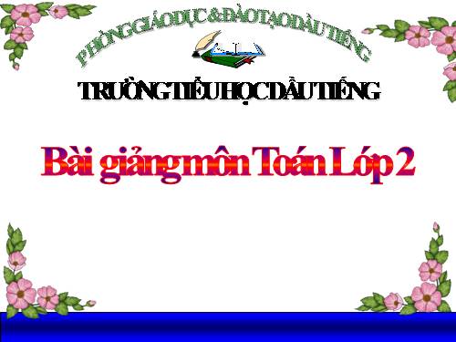 Ôn tập về phép cộng và phép trừ