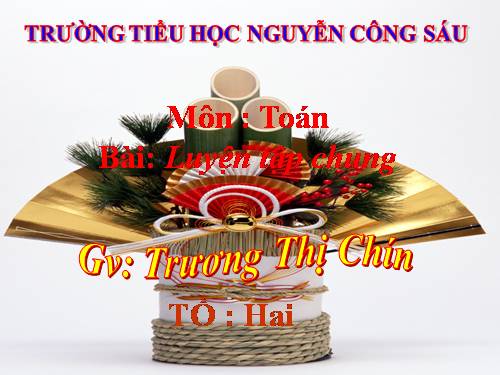 Toán 2- tuan 2 luyen tap chung