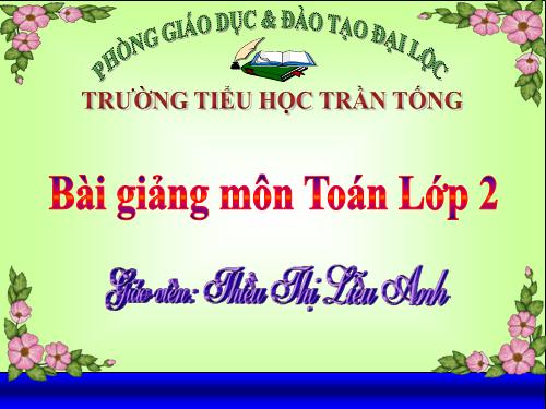 Ôn tập về phép cộng và phép trừ