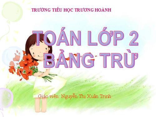 Bảng trừ