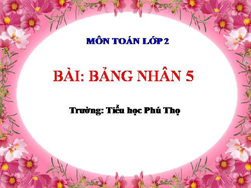 Bảng nhân 5