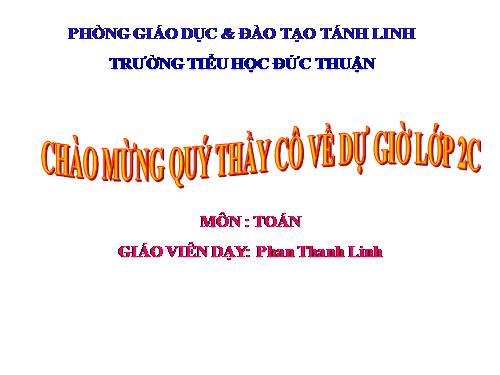 Đơn vị, chục, trăm, nghìn