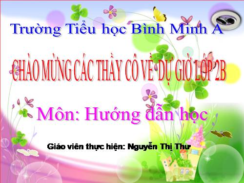 HƯỚNG DẪN HỌC LỚP 2 TUẦN 24