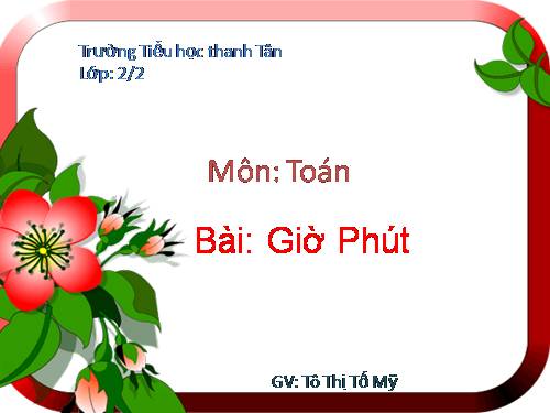 Giờ, phút