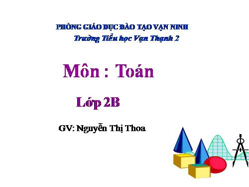 Ôn tập về phép cộng và phép trừ