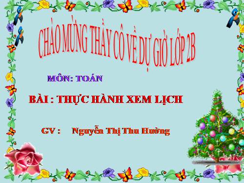 Thực hành xem lịch