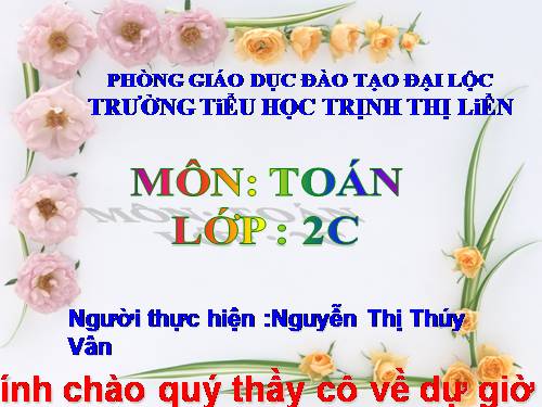 Ôn tập về phép cộng và phép trừ (tiếp theo)