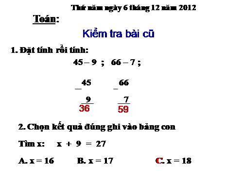 65 - 38; 46 - 17; 57 - 28; 78 - 29