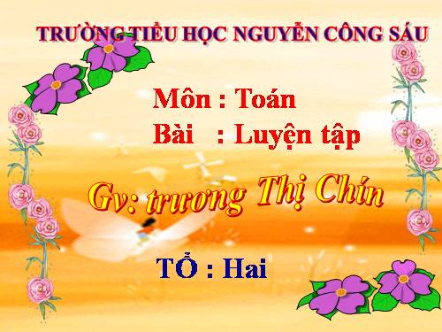 Các Bài giảng khác thuộc Chương trình Toán 2