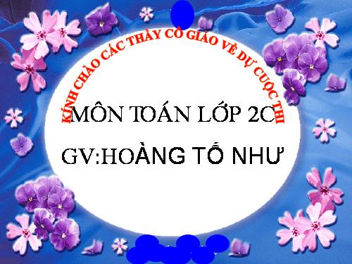 Các Bài giảng khác thuộc Chương trình Toán 2