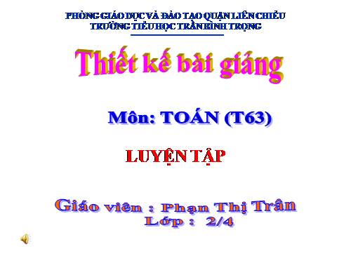 Các Bài giảng khác thuộc Chương trình Toán 2