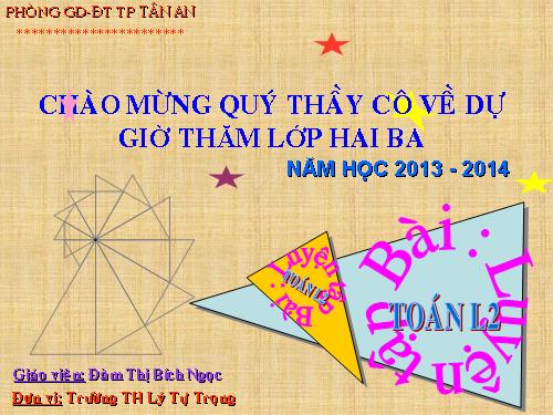 Các Bài giảng khác thuộc Chương trình Toán 2