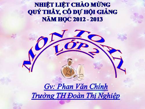 Các Bài giảng khác thuộc Chương trình Toán 2