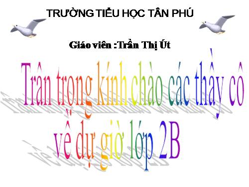 Các Bài giảng khác thuộc Chương trình Toán 2