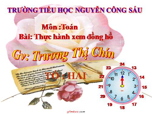 Thực hành xem đồng hồ