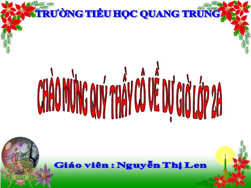 Các Bài giảng khác thuộc Chương trình Toán 2