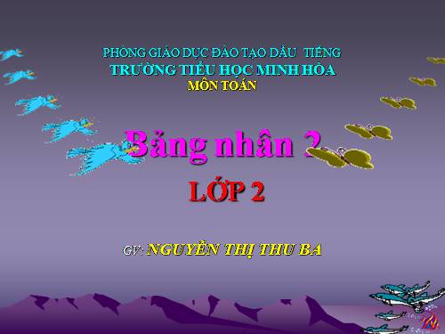 Bảng nhân 2