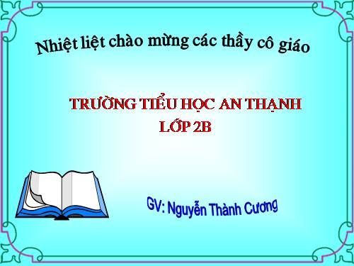 Các Bài giảng khác thuộc Chương trình Toán 2