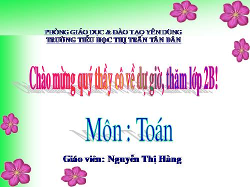 Hình chữ nhật - Hình tứ giác