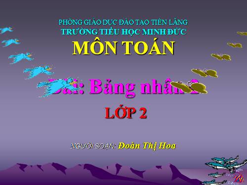 Bảng nhân 2