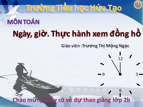 Thực hành xem đồng hồ