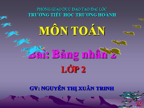 Bảng nhân 2