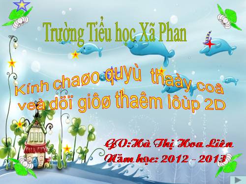 Các Bài giảng khác thuộc Chương trình Toán 2