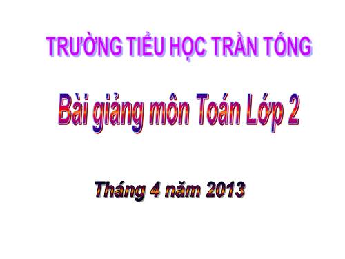 Phép cộng (không nhớ) trong phạm vi 1000