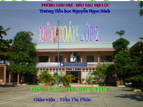 Đơn vị, chục, trăm, nghìn