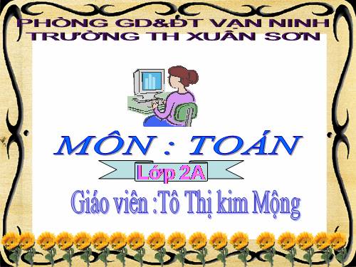 Các Bài giảng khác thuộc Chương trình Toán 2