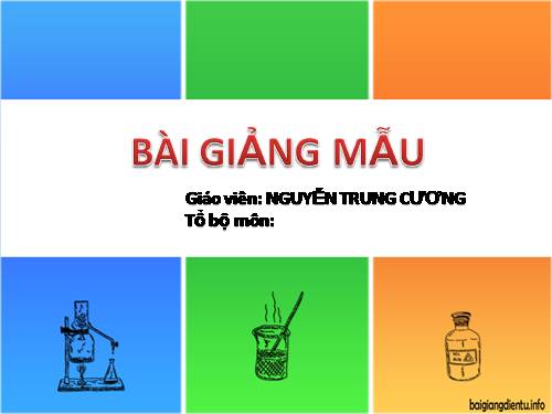 Mẫu soạn giáo án điện tử