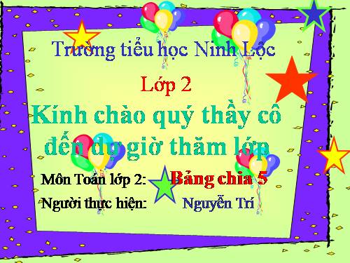 Bảng chia 5