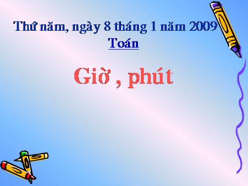 Giờ, phút