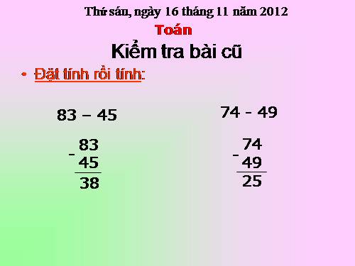 15, 16,17,18 trừ đi một số