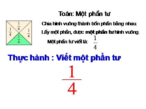 Một phần tư