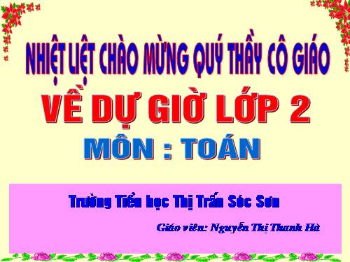 100 trừ đi một số