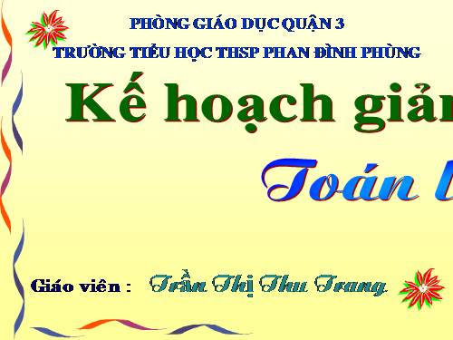 Các Bài giảng khác thuộc Chương trình Toán 2