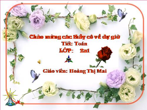 Các Bài giảng khác thuộc Chương trình Toán 2