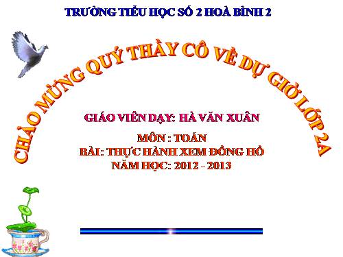 Thực hành xem đồng hồ