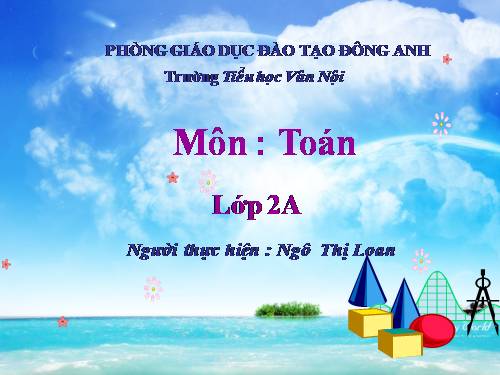 Tìm một số hạng trong một tổng