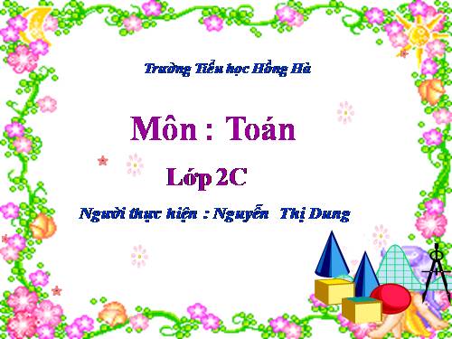 Các Bài giảng khác thuộc Chương trình Toán 2